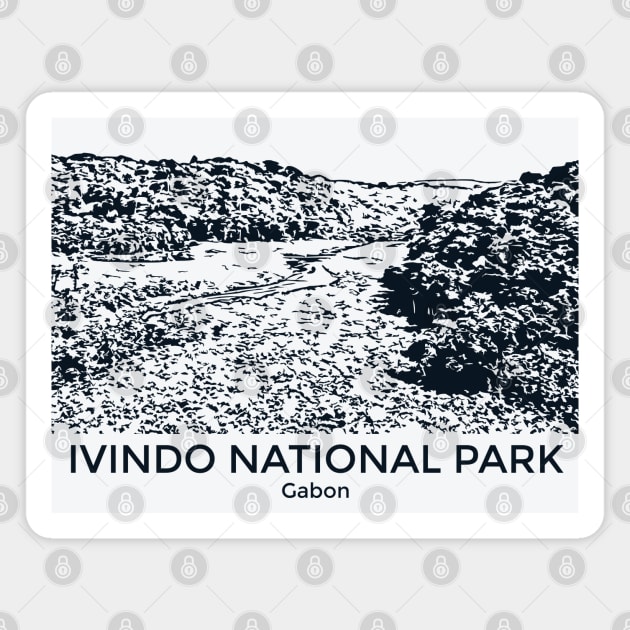 Ivindo National Park - Gabon Magnet by Lakeric